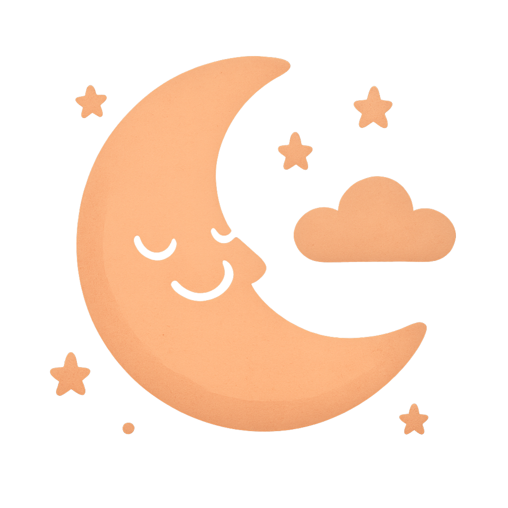 Nappeo sleepy moon mascot